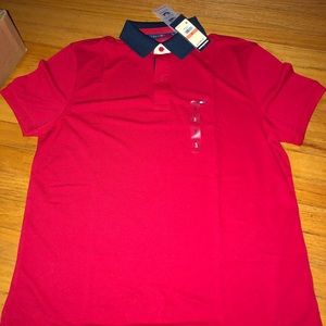 BRAND NEW TOMMY HILFIGER RED POLO